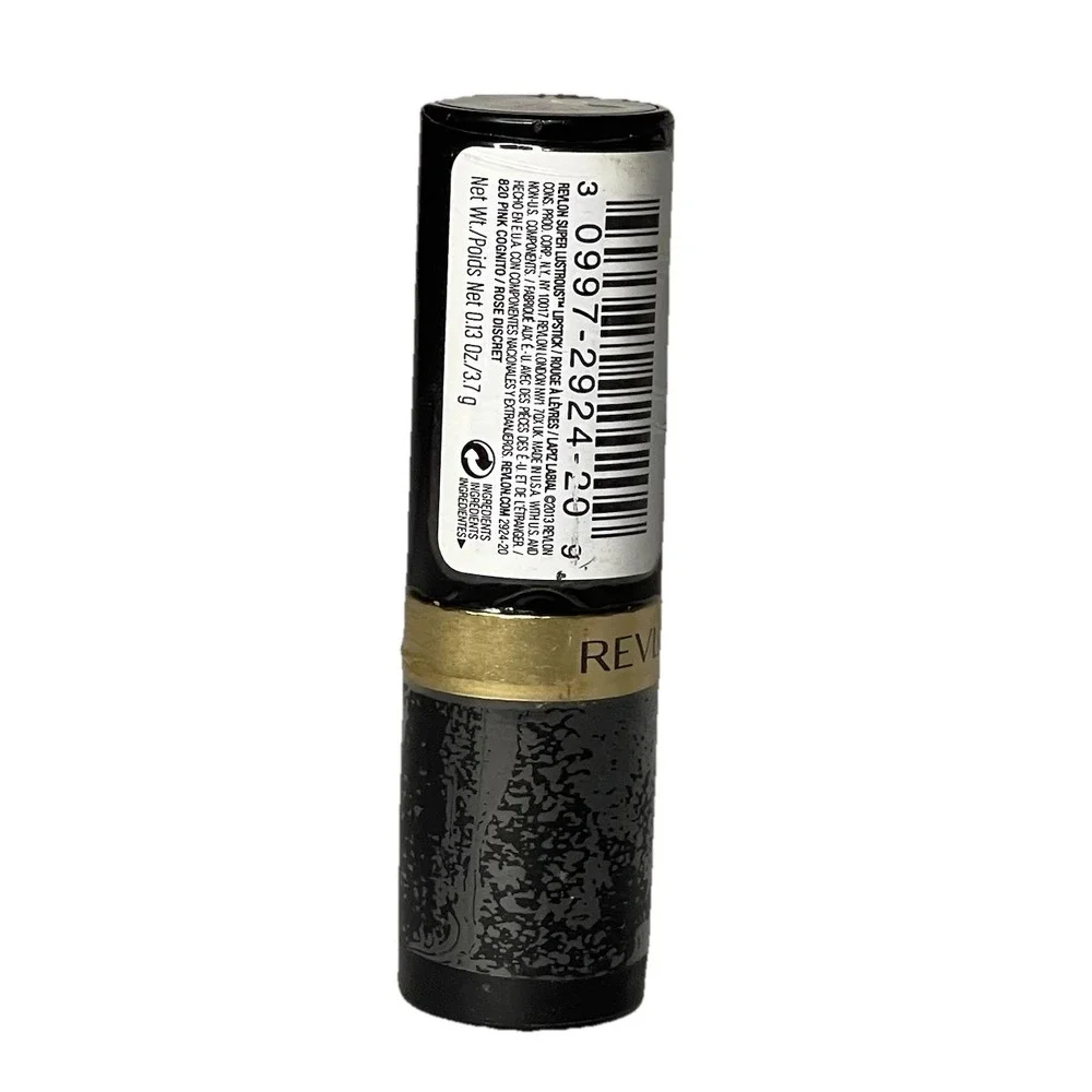Revlon Super Lustrous Shine Pink Cognito Lipstick 820 Moisturizing Elegant New